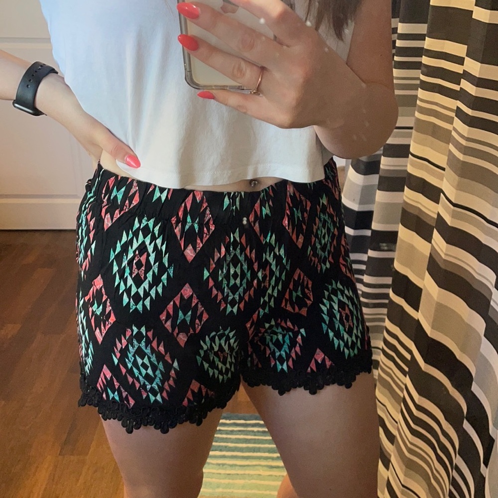 Aztec dress shorts